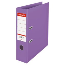 ESSELTE Iratrendező, 75 mm, A4, PP, élvédő sínnel, ESSELTE "Colour'Breeze", levendula