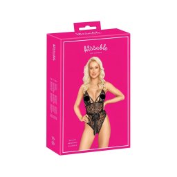 Kissable - csipke body (fekete)