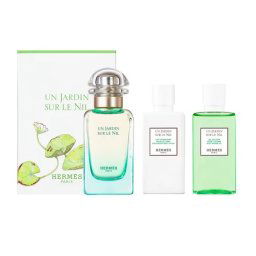 Hermes - Un Jardin Sur Le Nil edt 50ml + testápoló 40ml+ tusfürdő 40ml (női parfüm szett)