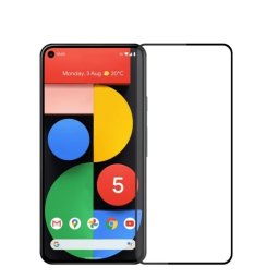 3D edzett üveg Google Pixel 5 fekete