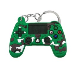 PS4 kontroller kulcstartó terepszínű