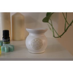 Aromalámpa Jin Jang Fehér II.
