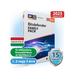 Bitdefender Family Pack 15 eszközre, 1 évre