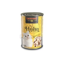 Leonardo csirke + extra filé konzerv macskaeledel 400 g