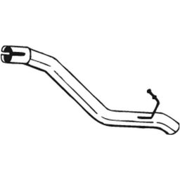 Kipufogócső, hátsó, Ford Focus Hatchback, C-MAX, 2.0, 2003-2011.07