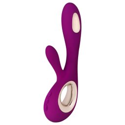 LELO Soraya Wave - akkus, bólogató csiklókaros vibrátor (lila)