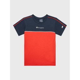 Champion Póló Piping Block 306148 Piros Regular Fit
