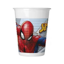 party pohár Pókember műanyag 8 db-os 200 ml