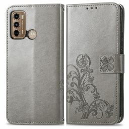 ART Motorola Moto G60 FLOWERS szürke