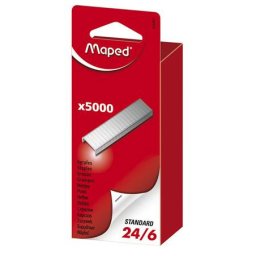 MAPED Tűzőkapocs, 24/6, MAPED