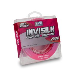 ASSO Invisilk monofil zsinór - damil, pink, 0.26mm, 300m