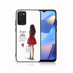 PROTEMIO MY ART Védőtok Oppo A16 / A16s RED DRESS (137)