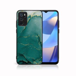 PROTEMIO MY ART Védőburkolat Oppo A16 / A16s GREEN MARBLE (145)