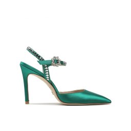 Stuart Weitzman Szandál Gmcut 100 Ankstrp Pm SD154 Zöld