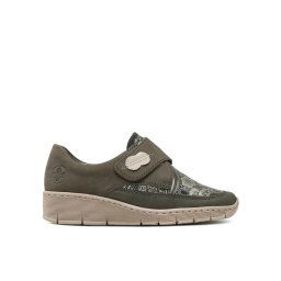 Rieker Félcipő 537C0-54 Khaki
