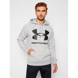 Under Armour Pulóver Ua Rival 1357093 Szürke Regular Fit