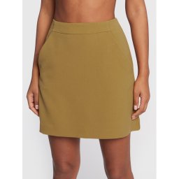 Moss Copenhagen Trapéz szoknya Thalea 17125 Sárga Regular Fit