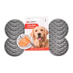 Flamingo Lick Pad - Yummee csont alakú nyalószőnyeg 29.8 cm