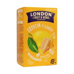 London Gyömbér-citrom ízű filteres gyümölcstea 20x