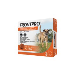 FRONTPRO 28 mg rágótabletta kutyáknak >4–10 kg (3x28 mg)