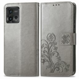 ART FLOWERS Pénztárcavédő Motorola Moto G72 szürke