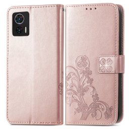 ART FLOWERS Pénztárcahuzat Motorola Edge 30 Neo világos rózsaszín