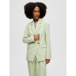 Selected Femme Zakó Doah 16088116 Zöld Regular Fit