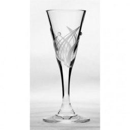 Üveg pohár swarovski dísszel pálinka 25ml [6 db]