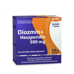 JutaVit Diozmin+Heszperidin 500mg, filmtabletta 120db - Titán-dioxid mentes