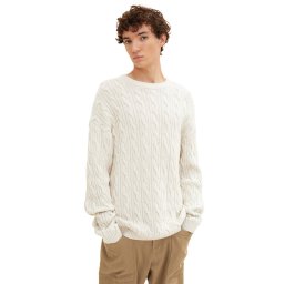 Tom Tailor Denim Sweater 1033879 Bézs Regular Fit