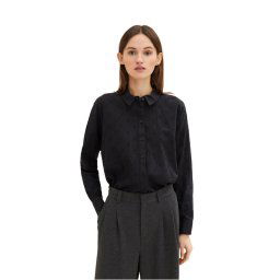 Tom Tailor Denim Blúz 1034530 Fekete Regular Fit