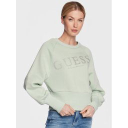 Guess Pulóver Agacia W3RQ11 KB683 Zöld Regular Fit