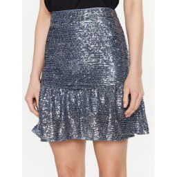 Guess Miniszoknya Eugenia W3RD74KBKV0 Kék Regular Fit