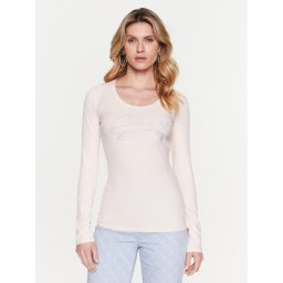 Guess Blúz Adelina W3RI49 J1314 Rózsaszín Slim Fit