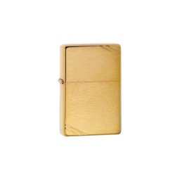 240 Zippo öngyújtó, arany színben, szálhúzott