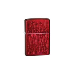 29824 Zippo öngyújtó, piros színben - Láng motívummal