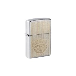 49833 Zippo öngyújtó csiszolt króm színben Jack Daniels