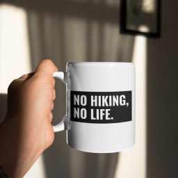 No Hiking No LIfe Bögre