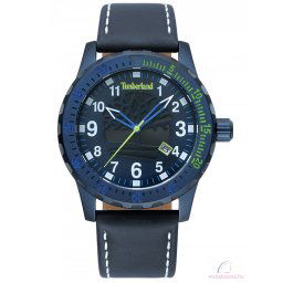 Timberland TBL15473JLBL.03 férfi karóra valódi bőrszíjjal