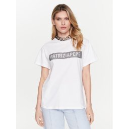 Patrizia Pepe Póló 8M1460/J074-W103 Fehér Regular Fit