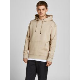 Jack&Jones Pulóver Star 12208157 Bézs Relaxed Fit