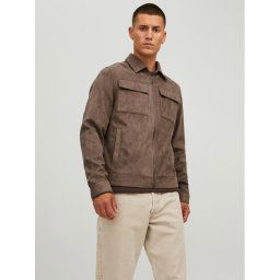 Jack&Jones Műbőr dzseki Payton 12213082 Barna Regular Fit