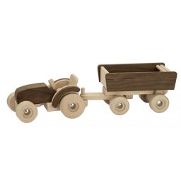 Fa traktor pótkocsival, natúr