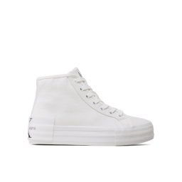 Calvin Klein Jeans Sportcipő Vulc Flatform Bold Essential YW0YW01031 Fehér