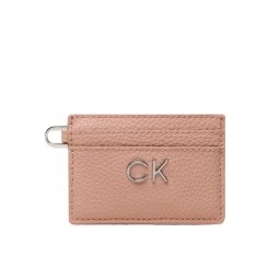 Calvin Klein Bankkártya tartó Re-Lock Cardholder Pbl K60K610671 Rózsaszín