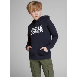 Jack&Jones Junior Pulóver 12152841 Sötétkék Regular Fit