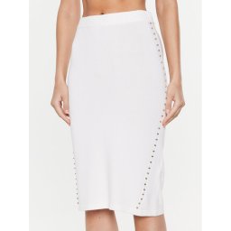 Liu Jo Sport Midi szoknya TA3060 MS49I Bézs Slim Fit