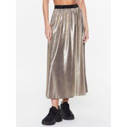 Liu Jo Sport Midi szoknya TA3097 J6580 Arany Regular Fit