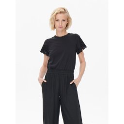 ONLY Szövet nadrág Tokyo 15259590 Fekete Straight Fit