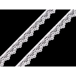 Légcsipke flitterekkel, szélessége 14 mm